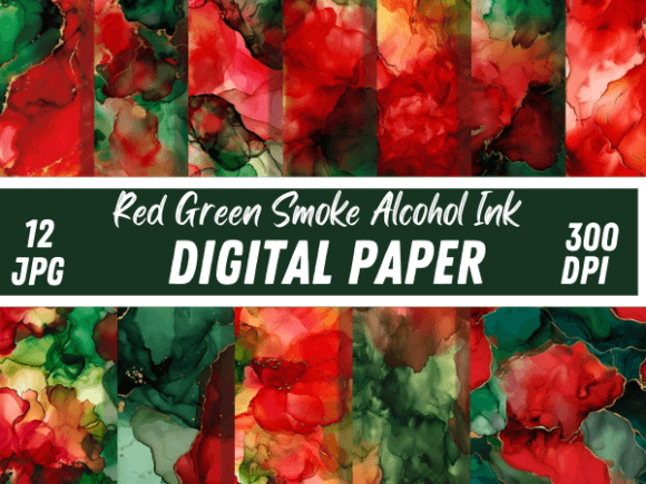 Download Luxury Glitter Red Green Smoke Patterns - Luxury glitter Collection